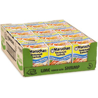 Maruchan Instant Lunch Lime With Shrimp, Ramen Noodle Soup, Microwaveable Meal, 2.25 Oz, 12 Count