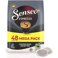 Senseo Espresso Coffee Pods - 48 Count - Powerful & Aromatic Dark Roast - Single-Serve Coffee Pads Compatible With Senseo Machines - Imported From The Netherlands