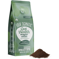 Four Sigmatic Gut Health Organic Ground Coffee | Medium Roast, Immune Boosting Probiotic Mushroom Coffee With Chaga & Turkey Tail For Gut Health & Immune Support | 12Oz Bag