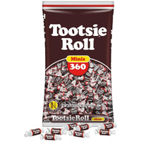 Tootsie Roll Midgees - Chewy Chocolate Gluten-Free Candy Minis - Bulk Bag Of Individually Wrapped Candies For Kids, Parties, Classroom - 360 Count (Pack Of 1)