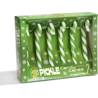 Fancy Pickle Flavored Candy Canes, 3.8 Oz