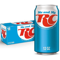 Rc Cola Soda, 12 Fl Oz Cans, 12 Pack