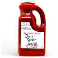 Bone Suckin' Sauce Sweet Southern Bbq Sauce - 72 Oz, All-Purpose Barbecue Sauce, For Ribs, Chicken, Pork, Beef, Gluten-Free, Non-Gmo, Kosher, Sweetened W/Cane Sugar & Molasses