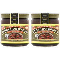 Better Than Bouillon Vegetarian No Beef Base, Made With Seasoned Vegetables, Certified Vegan, Makes 9.5 Quarts Of Broth, 38 Servings 8 Ounce (Pack Of 2)