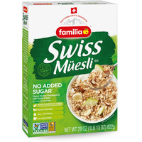 Familia Swiss Muesli Cereal, 0G Added Sugar, Energy-Packed Cereal With Raisins, Hazelnuts And Almonds, 29 Ounce Box (Pack Of 1)