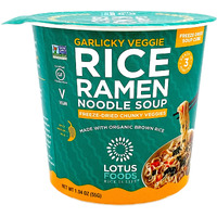 Lotus Foods Garlicky Veggie Rice Ramen Soup Cup, 1.94 Oz