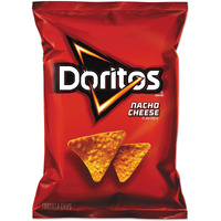 Doritos Flavored Tortilla Chips, Nacho Cheese, 1.75 Ounce (Pack Of 64)