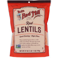 Bob's Red Mill Red Lentils, 27 Oz (Pack Of 1) - Non Gmo, Vegan, Kosher