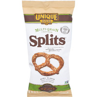 Unique Snacks Multi-Grain Splits Pretzel, Delicious Homestyle Baked Snack Bag, Vegan, Ou Kosher, And Non-Gmo Food, No Artificial Flavor, 11 Oz. Bag, Pack Of 12