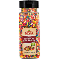 Chefs Select Decorative Rainbow Sprinkles Jimmies 14Oz | Value Size | Gluten Free Certified