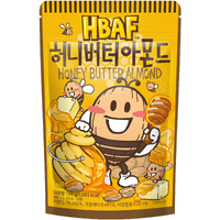 Hbaf [Official Gilim Korean Honey Butter Seasoned Almonds Nut Snack | Gluten Free | Kids After-School, Work, Trip, Camping, Party Snacks | Pre-Workout Protein Snack | Korean Souvenir (1X190Gram)