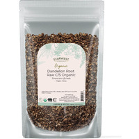 Starwest Botanicals Organic Raw Dandelion Root - Loose Leaf Herbal Tea, Supports Digestion, Cut & Sifted, Certified Kosher, Non-Gmo, Caffeine-Free - 4 Oz Pouch