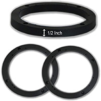 Universal 1/2 Inch Plastic Depth Ring Adapter/Spacer For 6.5\" Car Speakers