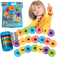 Wild Kratts Martin Kratt Creature Power Disc Holder Set With 20 Discs - Officially Licensed - Figure Toy For Pretend & Dress Up Play - Includes 15 Exclusive Collectables - Great Gift For Kids