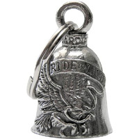 Guardian Live To Ride Ride To Live Motorcycle Biker Luck Riding Bell Or Key Ring