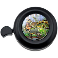 Graphics & More Triceratops T-Rex Stegosaurus Jurassic Dinosaurs Bicycle Handlebar Bike Bell