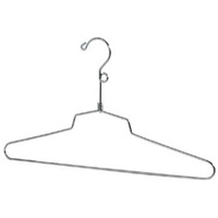 18\" Salesman Shirt Dress Top Hanger Chrome Swivel Neck With Loop Lot Of 100 New