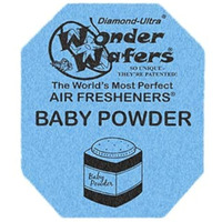 Wonder Wafers Air Fresheners 25Ct. Individually Wrapped, Baby Powder Fragrance