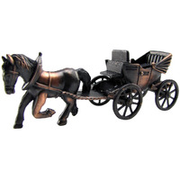 Tg,Llc Treasure Gurus Horse & Carriage Die Cast Toy Pencil Sharpener Miniature 1:48 O Train Scale Replica