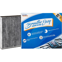 Spearhead Odor Defense Breathe Easy Ac & Heater Cabin Filter, Fits Like Oem, Up To 25% Longer Lasting W/Activated Carbon (Be-285)