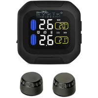 Sykik Rider Srtp300 Wireless Tire Pressure Monitoring System For Motorcycles With 1.5 Monitor. Check Your Tire Pressure While Riding