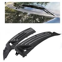 Ecotric Windshield Wiper Cowl Cover Panel Compatible With 2004-2008 Ford F150 2006-2007 Lincoln Mark Lt Outer Window Wiper Cowl Grille Replacement For 4L3Z-15022A69-Aa & 4L3Z-15022A68-Ba