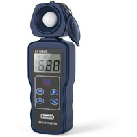 Dr.Meter Professional Led Light Meter, Digital Illuminance Meter With 0-200,000 Measuring Ranges And 270 Degree Rotatable Detector