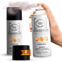 2 Pack - Haze/Fog Atmosphere Aerosol Spray For Photographers & Filmmakers - Photography Smoke And Light Ray Effects For Indoor And Outdoor Use - Spray Made In The Usa - Safe Fog Machine Alternative
