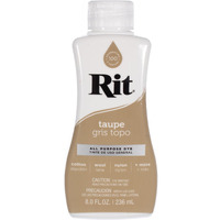Rit Dye Liquid - Wide Selection Of Colors - 8 Oz. (Taupe)