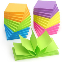 Pop Up Sticky Notes 3X3 Inch Bright Colors Self-Stick Pads 24 Pads/Pack 70 Sheets/Pad Total 1680 Sheets