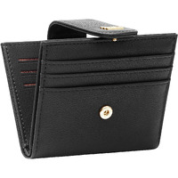 Badiya Small Wallets For Women Bifold Multi Card Case Wallet Slim Credit Card Holder With Zipper Coin Purse