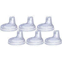 Nuby Sippy Gripper Cup Replacement Spouts (6 Count)