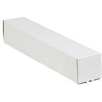 Aviditi Long Cardboard Boxes, 30"L X 3"W X 3"H, Pack Of 25 | Poster Tube For Mailing And Storage Of Blueprints, Artwork, Crafts, Long Art Holder, 30 Inches
