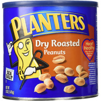 Planters Dry Roasted Peanuts Made With Sea Salt 52 Ounce Container