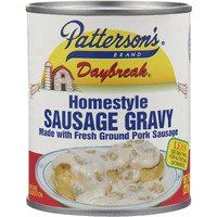 Patterson's Daybreak Sausage Gravy W/ Fresh Ground Pork - 12 / 8 Oz Cans