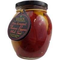 Tassos Fire Roasted Red And Yellow Peppers 36.5Oz