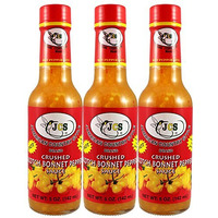 Jcs Hot Scotch Bonnet Pepper Sauce (Pack Of 3), 5 Oz Jars