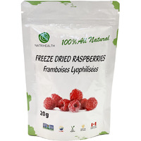 100% Canada Raspberries - Natrihealth Freeze Dried Raspberries 20G
