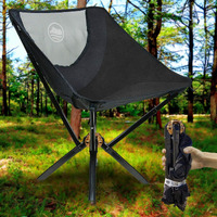 Cliq Portable Chair Camping Chairs - A Small Collapsible Chair That Goes Every Where Outdoors. Compact Folding Chair For Adults That Sets Up In 5 Seconds | Supports 300 Lbs
