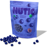 Chocolate Covered Blueberries By Nutic  1 Lb  Milk And White Chocolate Covered Fruit Candy With Dried Blueberries  Made In The Usa