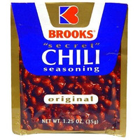 Brooks Secret Chili Seasoning Original 1.25-Ounce Packets (5 Pack)