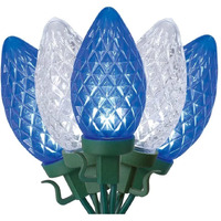 Holiday Living 25 Ct. Led C9 - Blue And White