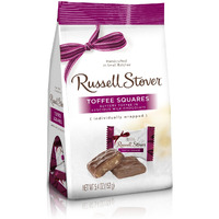 Russell Stover Milk Chocolate Toffee Squares Peg Bag