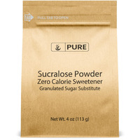 Pure Original Ingredients Sucralose Powder (4 Oz) Zero Calorie Sweetener, Sugar Substitute, Great For Cooking & Baking.