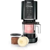 Ninja Creami Ice Cream, Sorbet, Milkshake Maker + 3 Creami Pints, Black