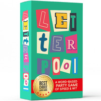 Letterpool: Fast Thinking Word Games For Adults And Family - Funny Board Games For Adults Party Games Adult Games For Family Game Night Board Games For Teens Adult Board Games Game Night 2 + Player