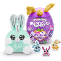 Rainbocorns Bunnycorn Surprise By Zuru (2 Pack) Collectible Plush Stuffed Animal Surprise Eggs Stickers Ages 3+ For Girls & Children (Random)
