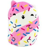 Cats Vs Pickles - Jumbo - Pawberry Twist - 8" Super Soft And Squishy Bean-Filled Weighted Stuffed Animals - Great For Kids, Boys, & Girls - Collect As Desk Pets, Fidget Toys, Or Sensory Toys. (V1068)