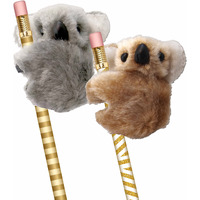Giggle Time Koala Pencil Buddy (36) Pieces - Koala Stuffed Animal Pencil Toppers Pencil Clip On Koala Bear Prizes For Students Kidsa Party Favor Piaata Stuffer - 2 Inches