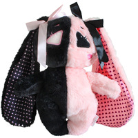 Attatoy E-Girl Bunny Plush, Anime Goth Stuffed Animal For Teens